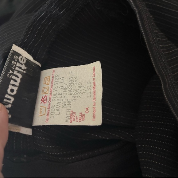 Dynamite Charcoal Pinstripe Skirt Set - Picture 7 of 16